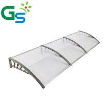 1000*1200Mm Rain Protect Polycarbonate Entrance Canopies Commercial Rain Plastic Front Outdoor Canopy